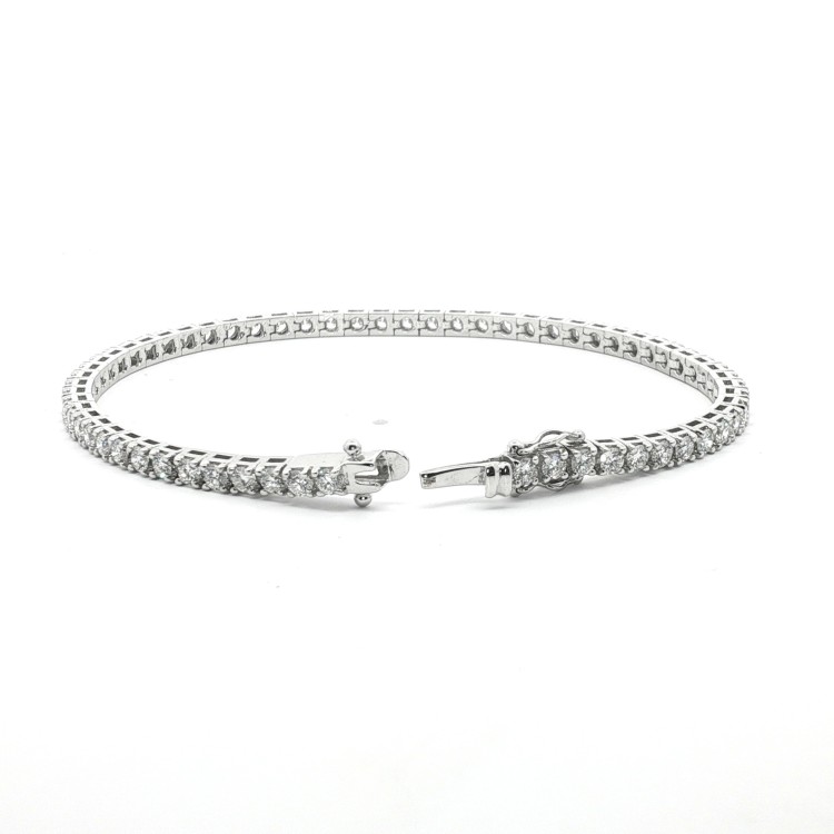 Bracciale Tennis Diamanti ct 3,50 Oro 18 kt