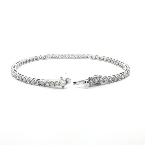 Bracciale Tennis Diamanti ct 3,50 Oro 18 kt