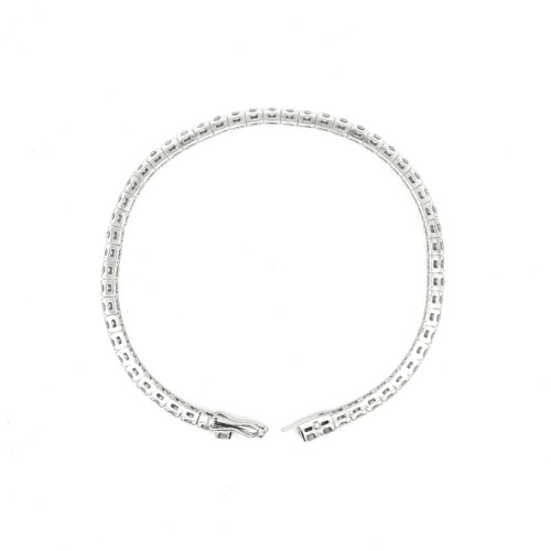Bracciale Tennis Diamanti 4GQ 3,3 mm n° 54 pietre ct 3,61  EF VVS in Oro 18 kt 14,34 gr