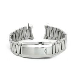 Longines Bracciale Acciaio Conquest Heritage L1.650.4, ansa 20mm,  microregolazione chiusura 2