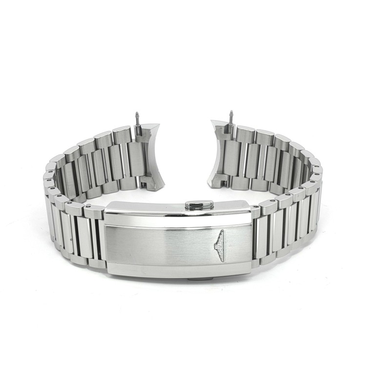 Longines Bracciale Acciaio Conquest Heritage L1.650.4, ansa 20mm,  microregolazione chiusura