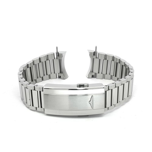 Longines Bracciale Acciaio Conquest Heritage L1.650.4, ansa 20mm,  microregolazione chiusura