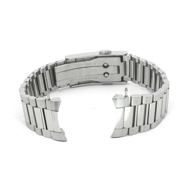 Longines Bracciale Acciaio Conquest Heritage L1.650.4, ansa 20mm,  microregolazione chiusura