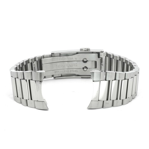 Longines Bracciale Acciaio Conquest Heritage L1.650.4, ansa 20mm,  microregolazione chiusura