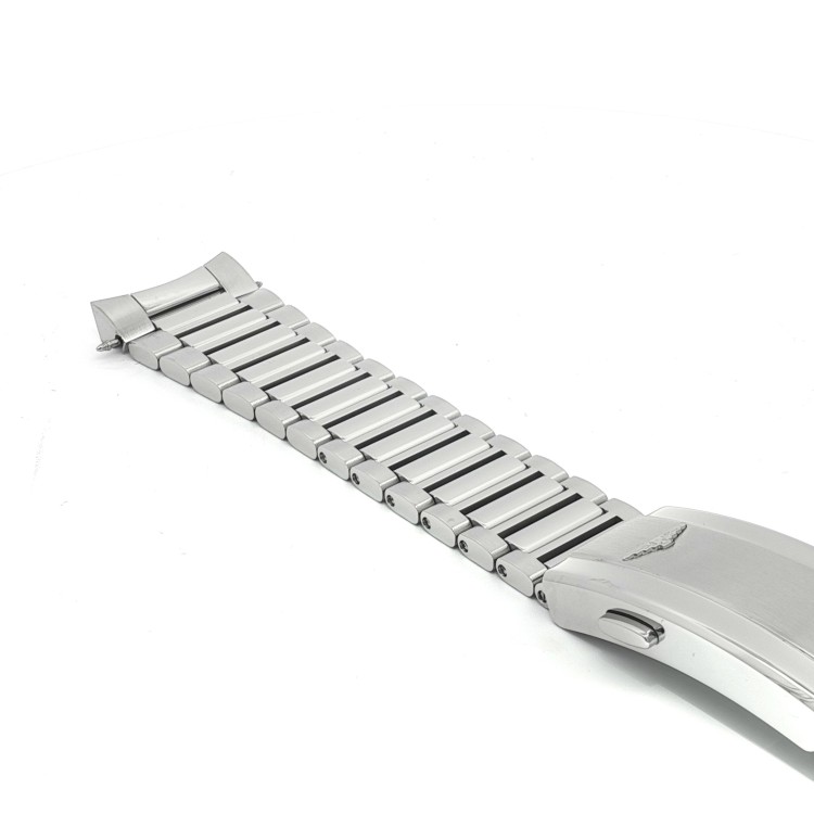 Longines Bracciale Acciaio Conquest Heritage L1.650.4, ansa 20mm,  microregolazione chiusura