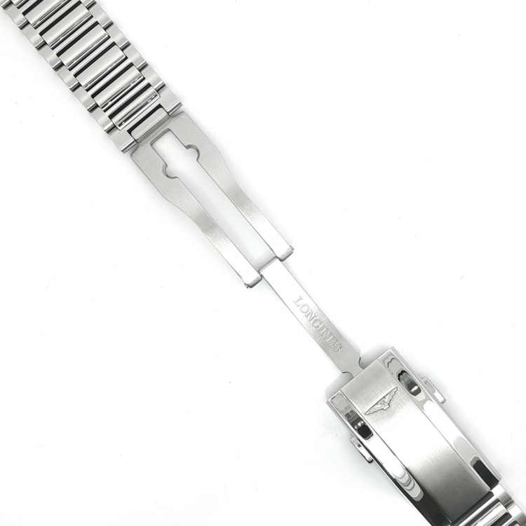 Longines Bracciale Acciaio Conquest Heritage L1.649.4, ansa 19, microregolazione, diametro 38