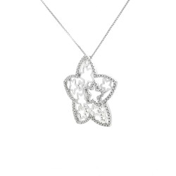 Collana Pendente Diamanti ct 0,55 Oro 18 kt 2
