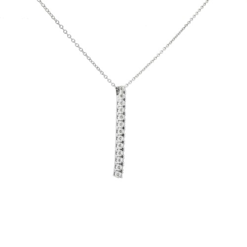 Collana Pendente Diamanti ct 0,23 Oro 18 kt