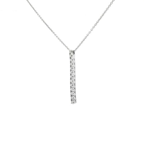 Collana Pendente Diamanti ct 0,23 Oro 18 kt