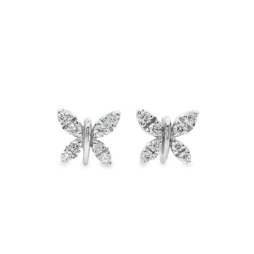 ALFIERI & St. JOHN Orecchini Diamanti ct 0,26 Oro 18 kt