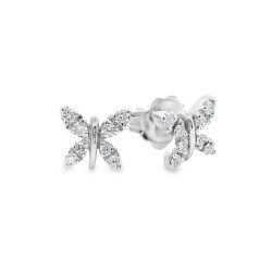 ALFIERI & St. JOHN Orecchini Diamanti ct 0,26 Oro 18 kt 2