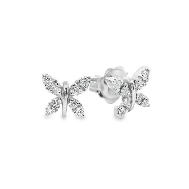 ALFIERI & St. JOHN Orecchini Diamanti ct 0,26 Oro 18 kt