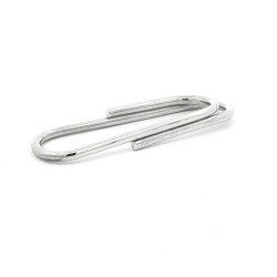 Fermasoldi in Argento 925°°  spessore filo 3 mm. 2