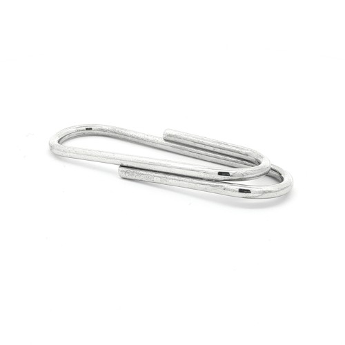 Fermasoldi in Argento 925°°  spessore filo 3 mm.