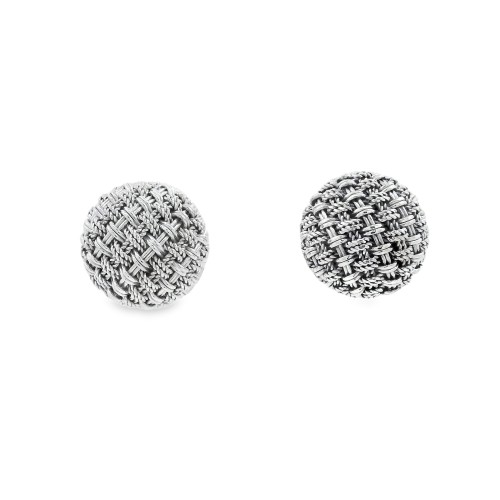 Orecchini Tessuto Oro 18 kt