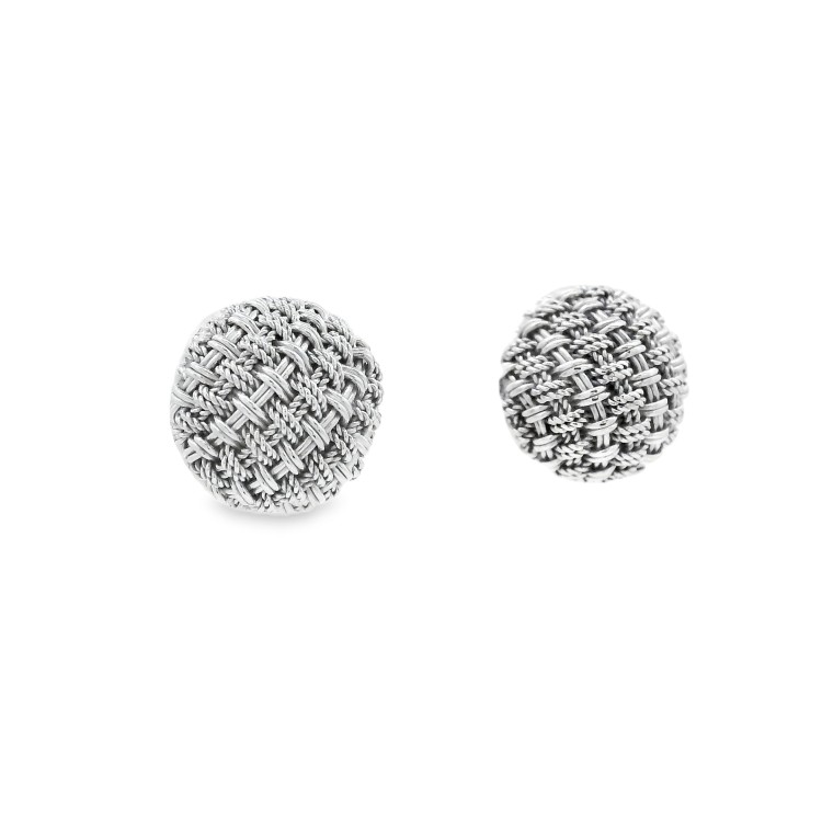 Orecchini Tessuto Oro 18 kt
