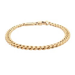 Bracciale Grumetta Classica 21 cm x 6,1 x 2,35 mm Oro Giallo 18 kt 29,57 gr Moschettone Rettangolare 2