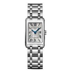 LONGINES DOLCE VITA L5.258.4.71.6 Acciaio Romani Argentè Quarzo 27 x 17,7 mm.