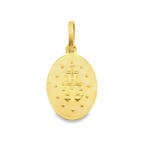 Medaglia MADONNA Miracolosa Oro 18 kt