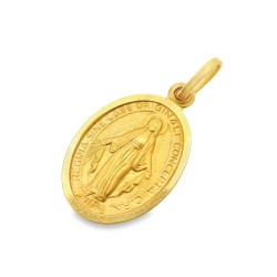 Medaglia MADONNA Miracolosa Oro 18 kt 2