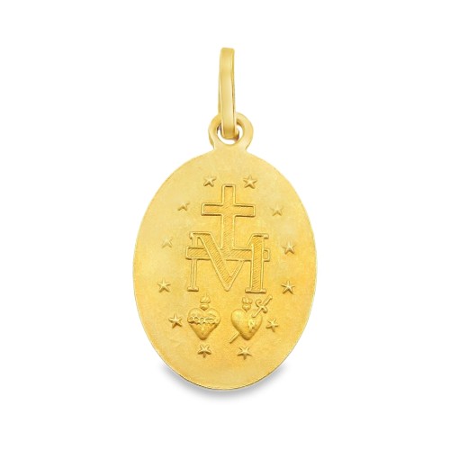Medaglia MADONNA Miracolosa Oro 18 kt