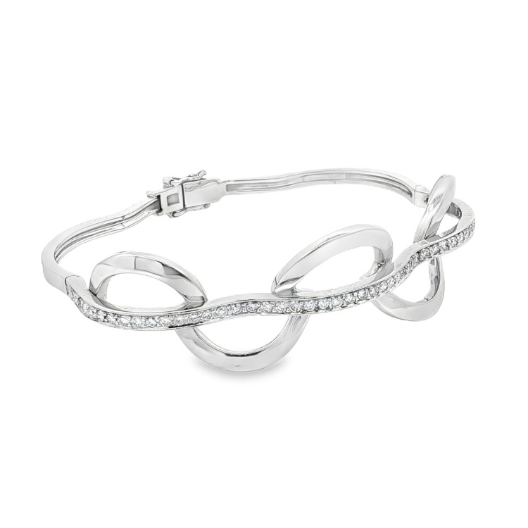 ALFIERI & St. JOHN Bracciale Diamanti ct 1,05 Oro 18 kt