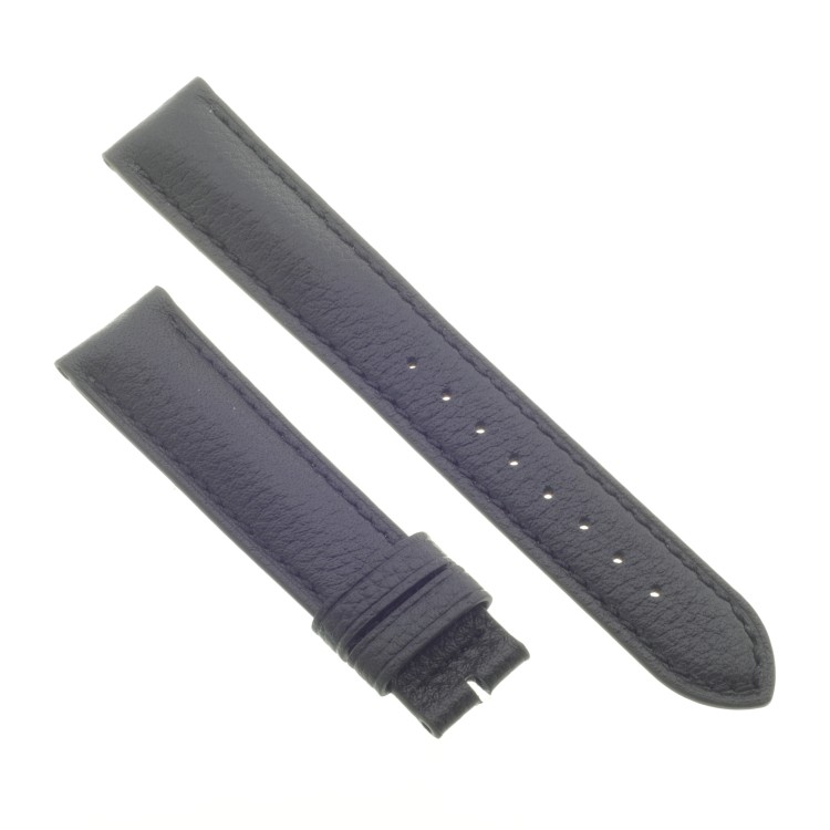 Cinturino Pelle Martellata Nero opaco 18/16 mm B50B classico.