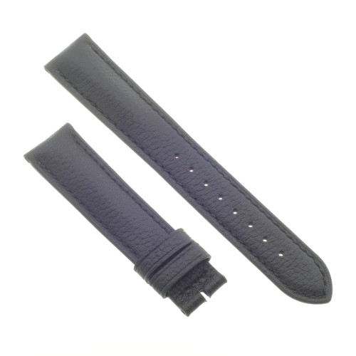 Cinturino Pelle Martellata Nero opaco 18/16 mm B50B classico.