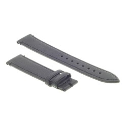 Cinturino Pelle Bufalo Cucito a Mano Nero opaco 18/16 mm B4B classico. 2