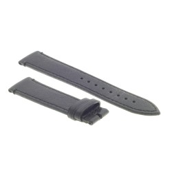 Cinturino Pelle Bufalo Cucito a Mano Nero opaco 20/18 mm B4B classico. 2