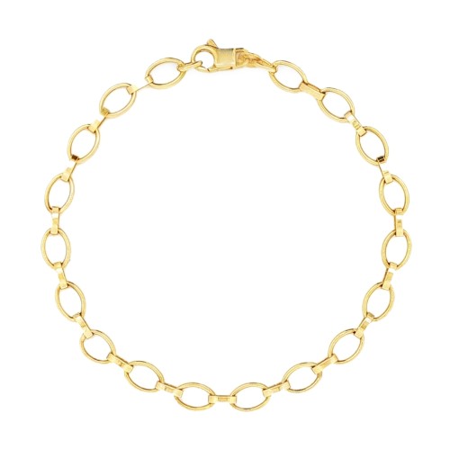 Bracciale per Charms 20 cm 5,7x3 mm Oro Giallo 750 18 kt 6,87 gr