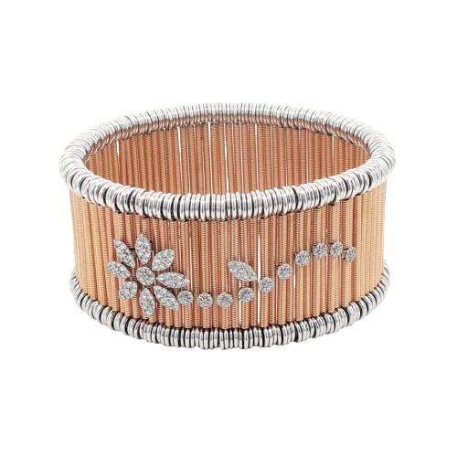 Bracciale JARRETIERE Diamanti ct 1,19 Oro 18 kt