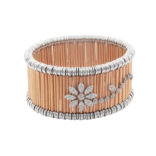 Bracciale JARRETIERE Diamanti ct 1,19 Oro 18 kt