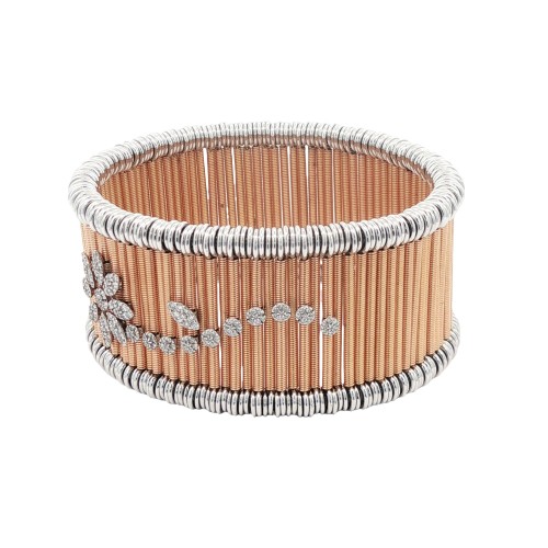 Bracciale JARRETIERE Diamanti ct 1,19 Oro 18 kt