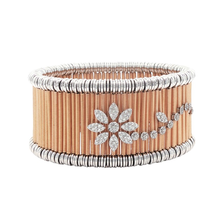 Bracciale JARRETIERE Diamanti ct 1,19 Oro 18 kt