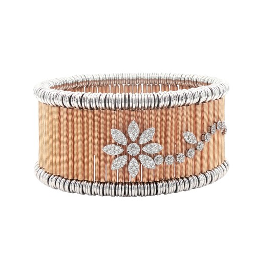 Bracciale JARRETIERE Diamanti ct 1,19 Oro 18 kt