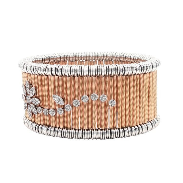 Bracciale JARRETIERE Diamanti ct 1,19 Oro 18 kt