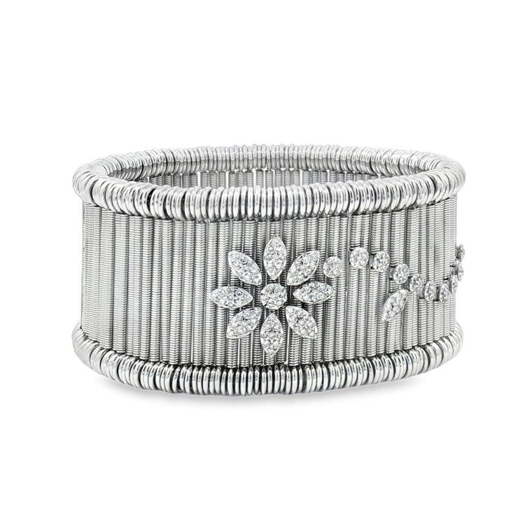 Bracciale JARRETIERE Diamanti ct 1,19 Oro 18 kt