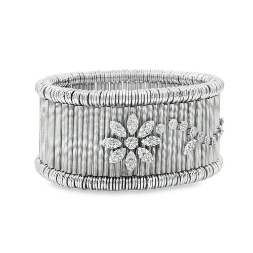 Bracciale JARRETIERE Diamanti ct 1,19 Oro 18 kt