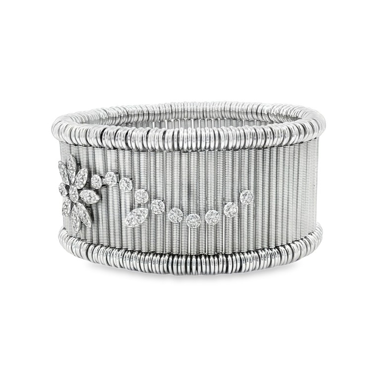 Bracciale JARRETIERE Diamanti ct 1,19 Oro 18 kt