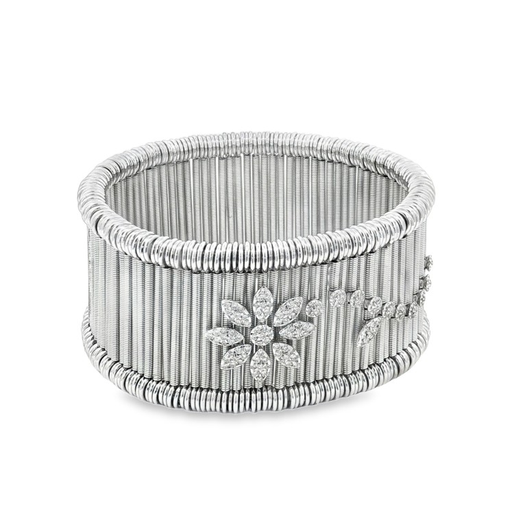 Bracciale JARRETIERE Diamanti ct 1,19 Oro 18 kt