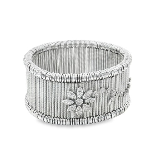Bracciale JARRETIERE Diamanti ct 1,19 Oro 18 kt