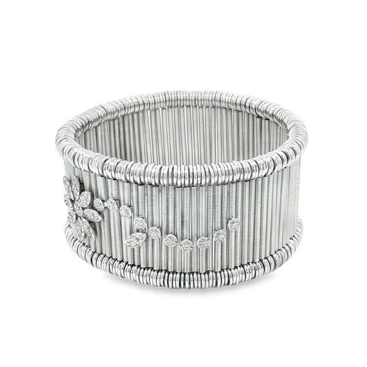 Bracciale JARRETIERE Diamanti ct 1,19 Oro 18 kt