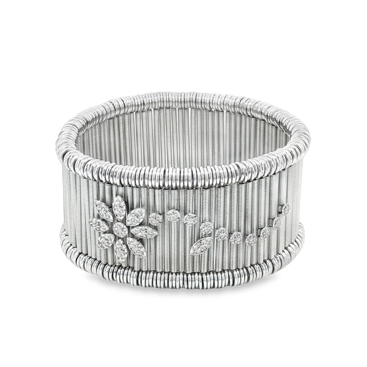 Bracciale JARRETIERE Diamanti ct 1,19 Oro 18 kt
