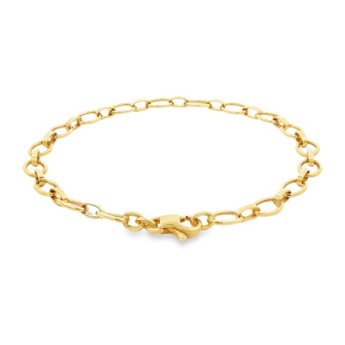 Bracciale per Charms 20 cm 5,7x3 mm Oro Giallo 750 18 kt 6,87 gr