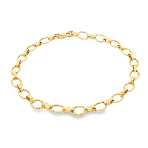 Bracciale per Charms 20 cm 5,7x3 mm Oro Giallo 750 18 kt 6,87 gr