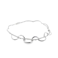 ALFIERI & St JOHN Collana Diamanti ct 1,70 H VVS Oro 18 kt  61,83 gr 2