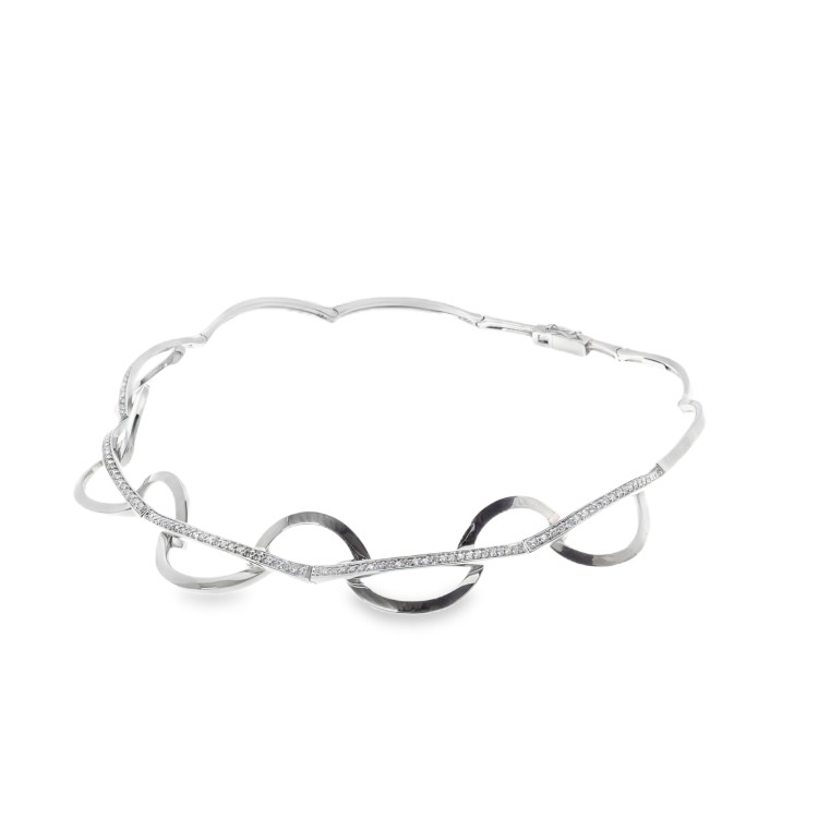 ALFIERI & St. JOHN Bracciale Diamanti ct 1,70 Oro 18 kt