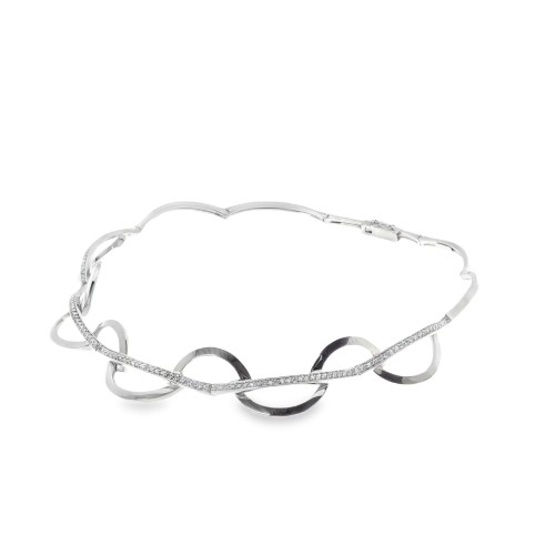 ALFIERI & St. JOHN Bracciale Diamanti ct 1,70 Oro 18 kt