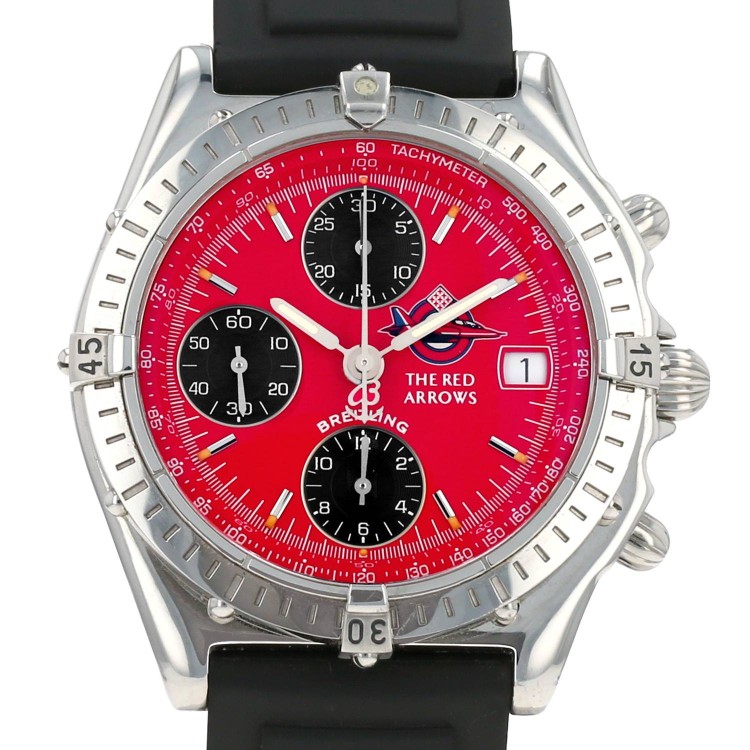 BREITLING Cronografo Chronomat The Red Arrow 39 mm A13050.1 Quadrante Rosso